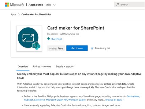 adaptive card maker sharepoint